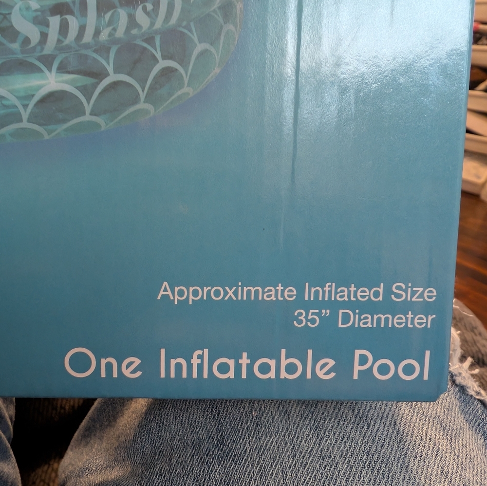 Kids Inflatable Pool - Blue - Picture 2 of 6